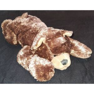 2003 Wishpets Brown Bear Super Soft and Floppy 11" Long